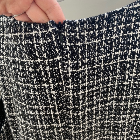 Black & white Tweed A-Line dress size M - Picture 6 of 7